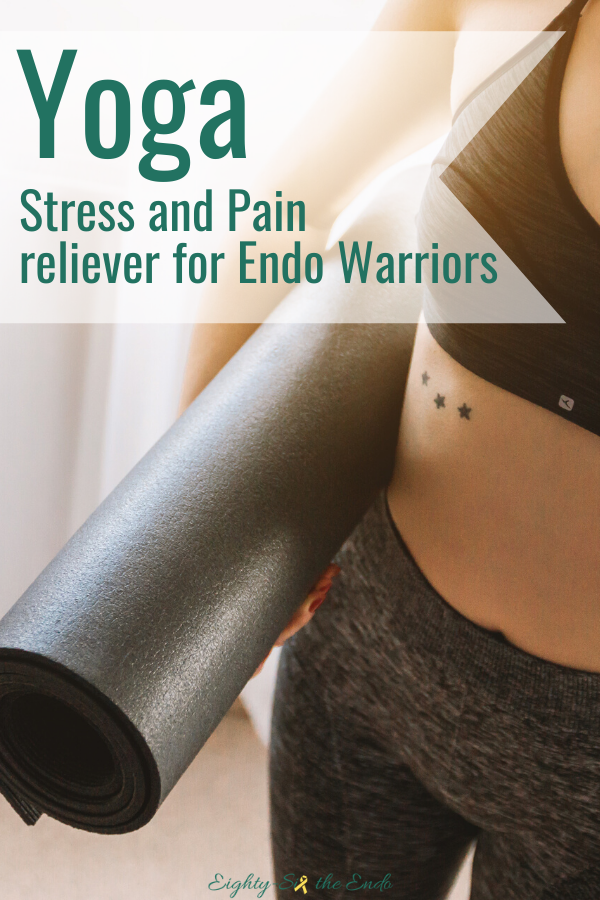 Yoga provides relief of stress and pain to the Endometriosis Warrior. Yoga allows us to stretch and strengthen the muscles within the pelvic floor.