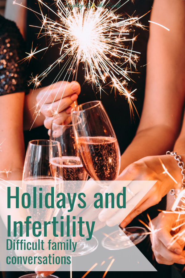 The holidays can be very difficult for those facing infertility. Here are tips for talking about your infertility struggle with friends and family.