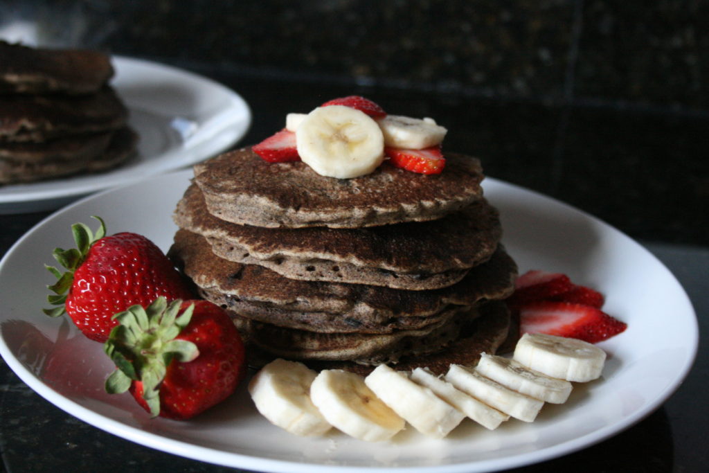 Chocolate Chip GF pancakes