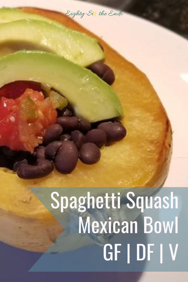 This Spaghetti Squash Mexican Bowl is one of my favorite go-to dinner meals! It’s delicious, easy to make, and hubby approved:)