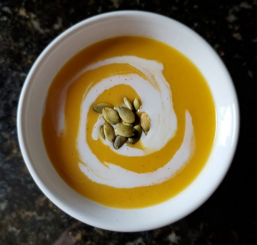 Pumpkin Sweet Potato Soup