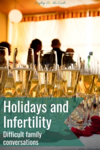 The holidays can be very difficult for those facing infertility. Here are tips for talking about your infertility struggle with friends and family.