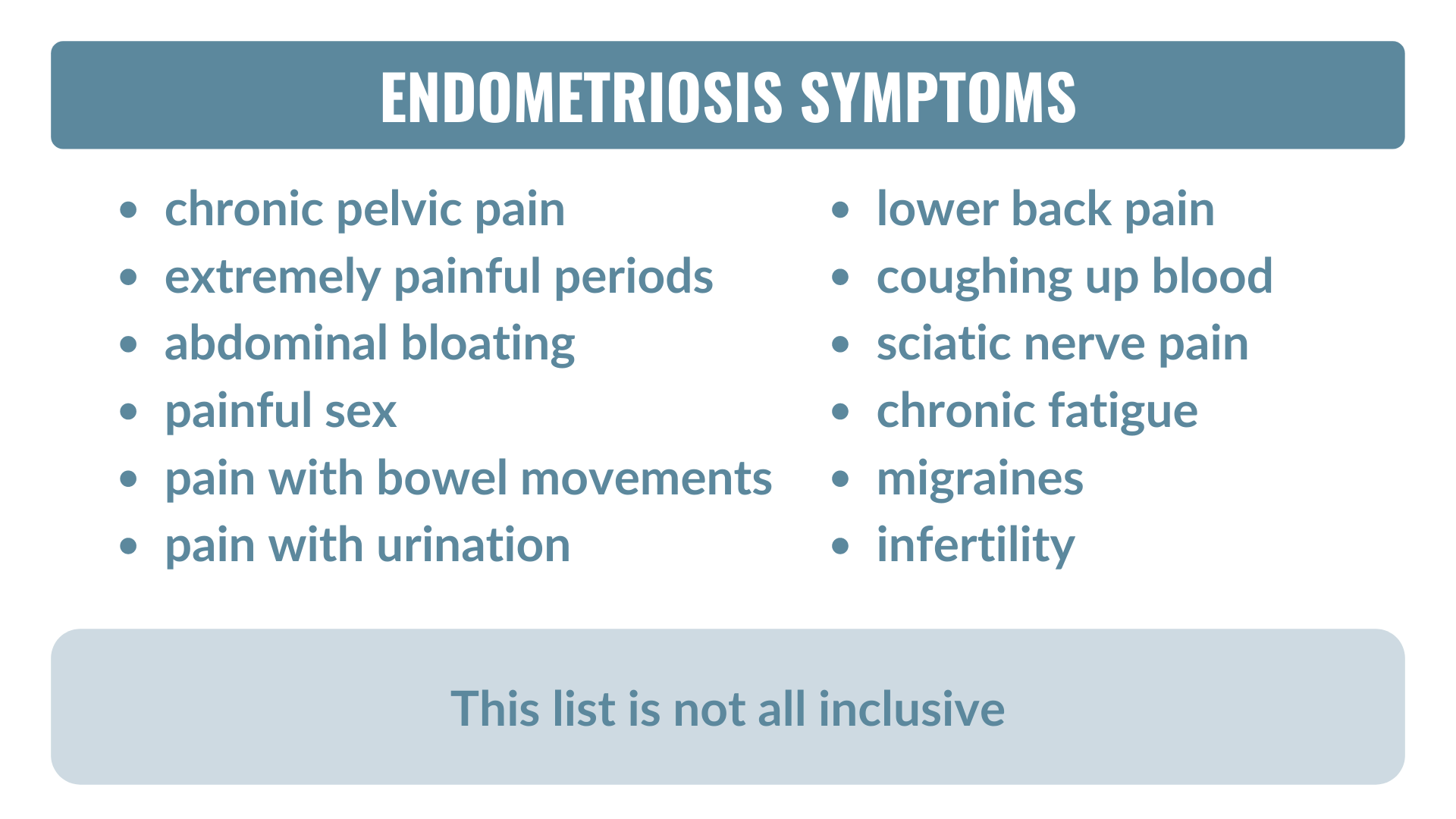 endo symptoms